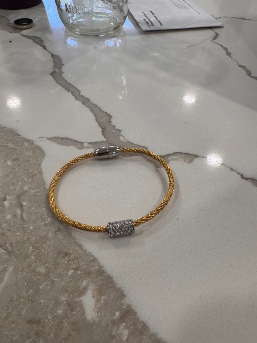 Frieda Rothman wire magnet clip bangle